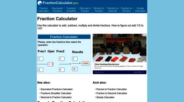 fractioncalculator.pro