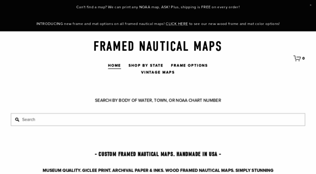 framednauticalmaps.com