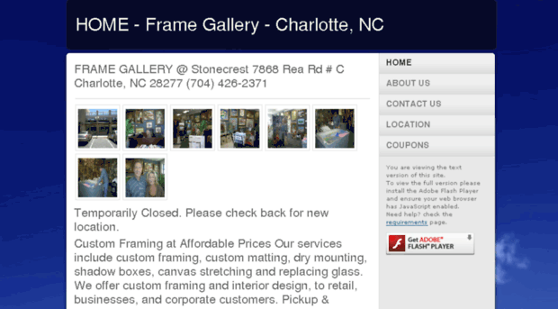 framegalleryatstonecrest.com