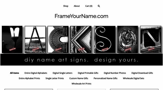 frameyourname.com