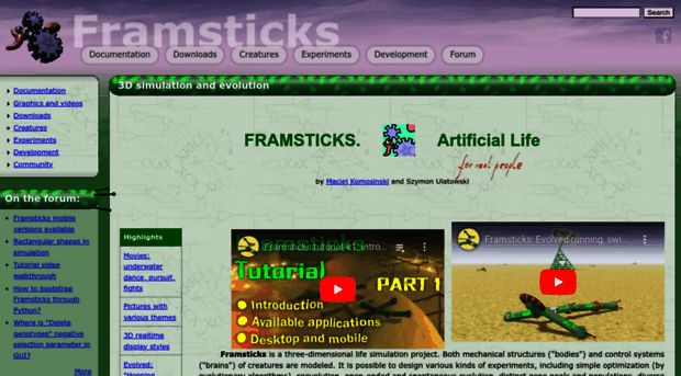 framsticks.com