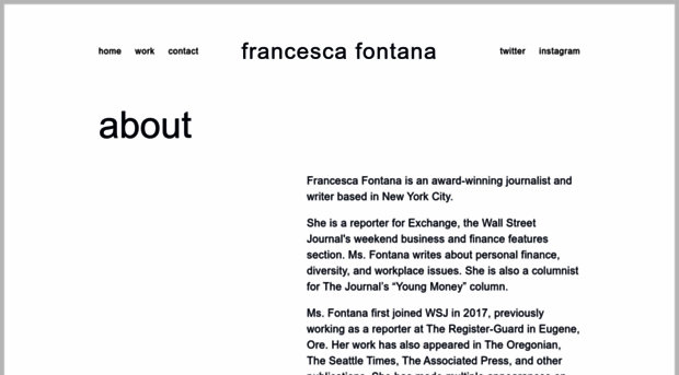 francescamariefontana.com