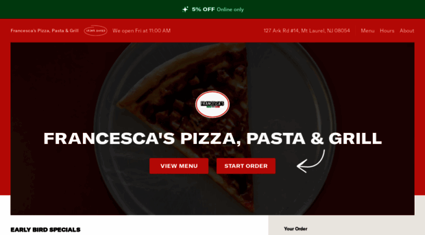 francescaspizzapastagrill.com