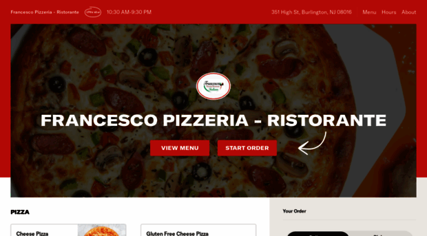 francescopizzeriamenu.com