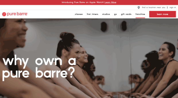 franchise.purebarre.com