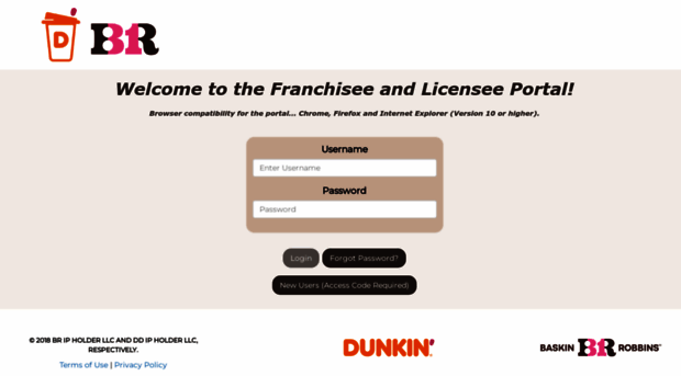 franchisee.dunkinbrands.com