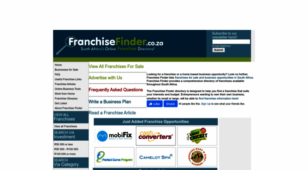 franchisefinder.co.za