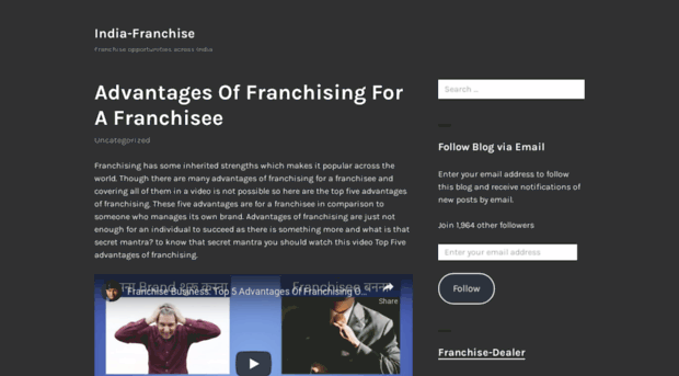 franchiseopportunitiesinindia.wordpress.com