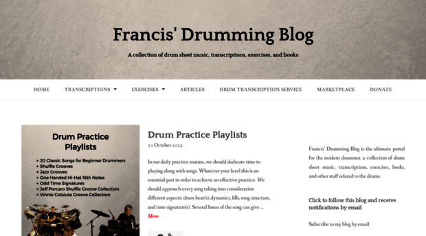 francisdrummingblog.com