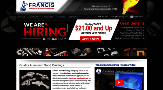 francismanufacturing.com