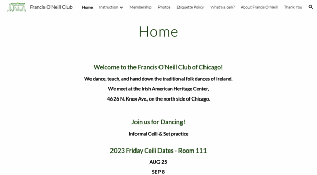 francisoneillclub.org