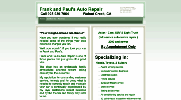 frankandpaulsautorepair.com