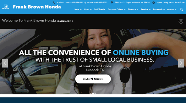 frankbrownhonda.com