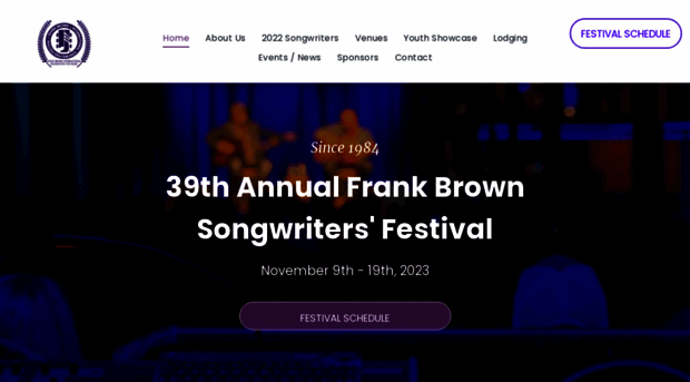 frankbrownsongwriters.com