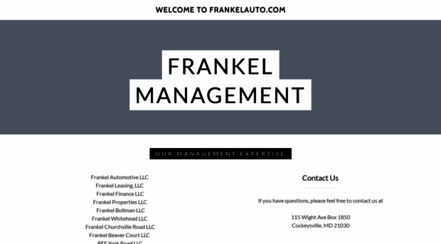 frankelauto.com