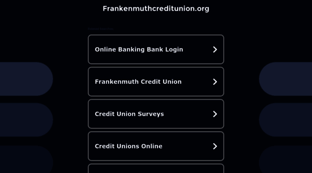 frankenmuthcreditunion.org