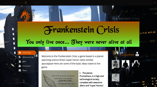 frankenstein-crisis.obsidianportal.com