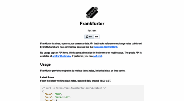 frankfurter.dev