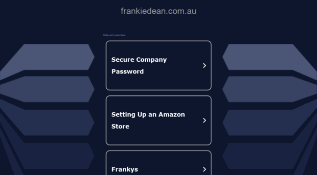 frankiedean.com.au