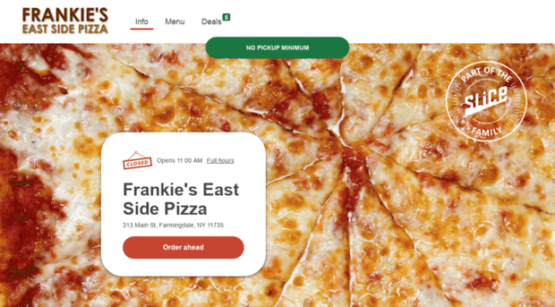 frankieseastsidepizza.com