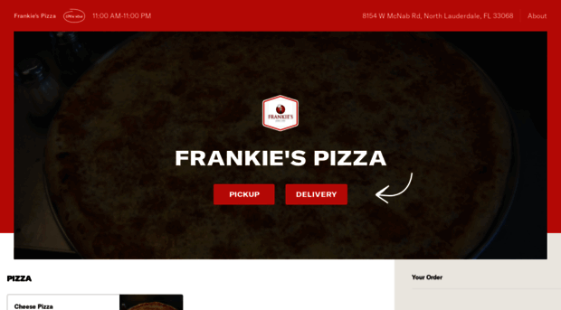 frankiesmenu.com