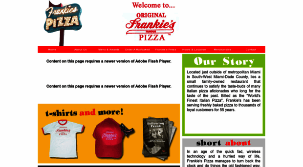 frankiespizzaonline.com