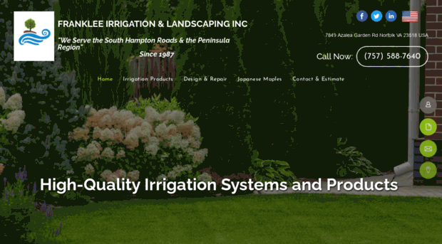 frankleeirrigationva.com