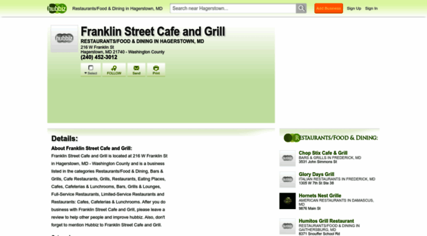 franklin-street-cafe-and-grill.hub.biz