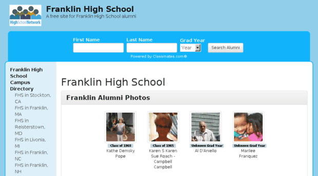 franklinhighschoolalumni.com