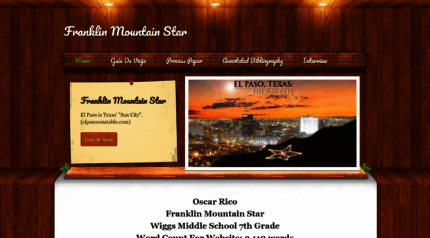 franklinmountainstar.weebly.com