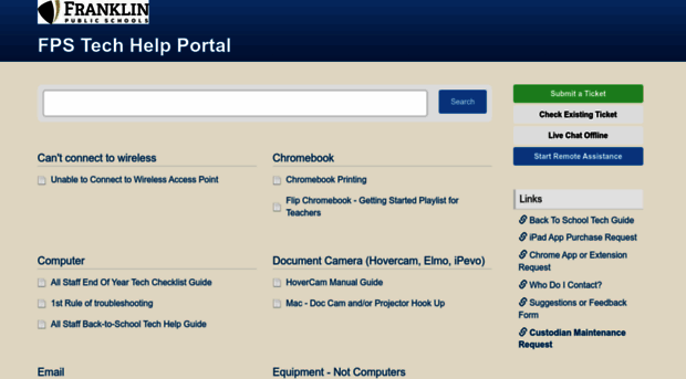 franklinps.sherpadesk.com