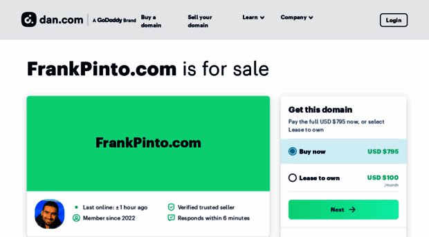 frankpinto.com