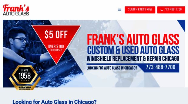 franksautoglasschicago.com