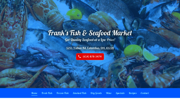 franksfishandseafoodmarket.com