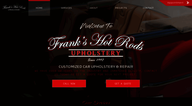 frankshotrodsupholstery.com