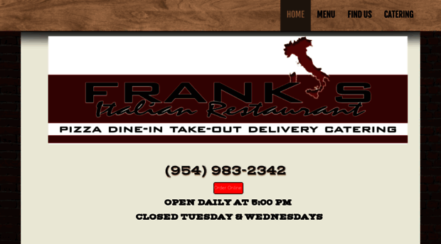 franksitalianrestaurant.com