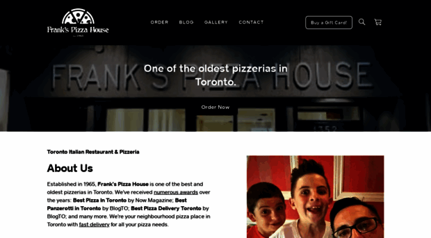frankspizzahouse.com