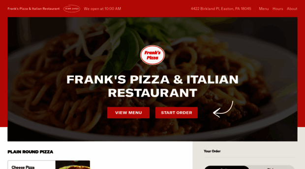 frankspizzaitalianrestaurant.com