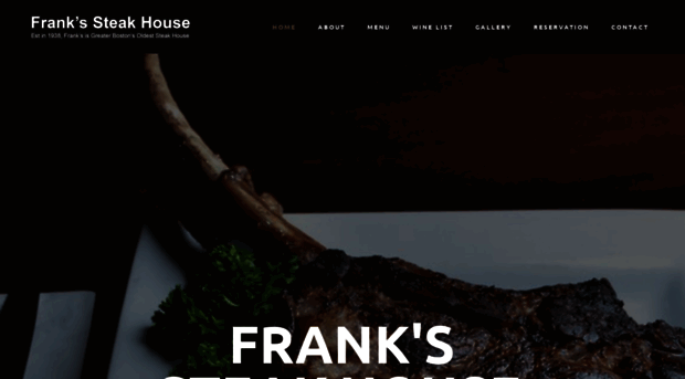 frankssteakhouse.com
