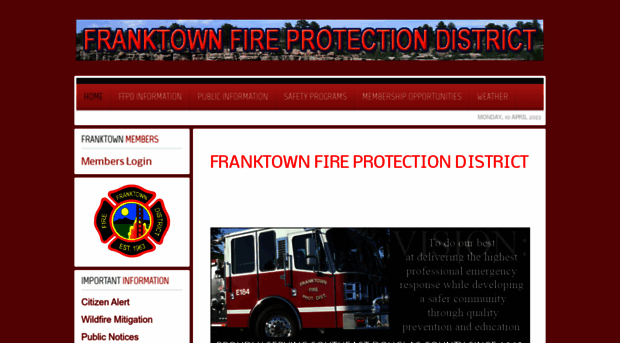 franktownfire.org