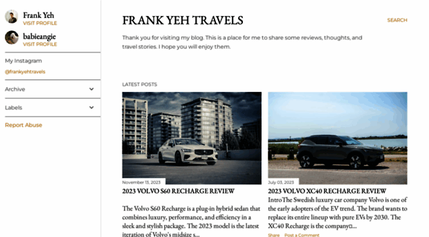 frankyehtravels.com