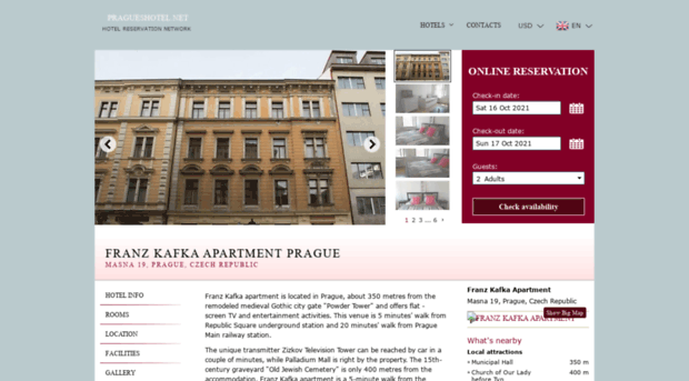 franz-kafka-apartment.pragueshotel.net