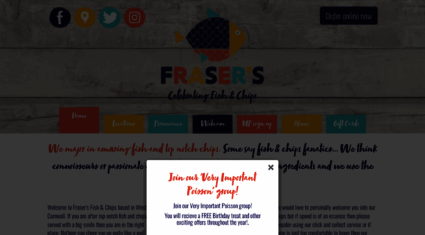 frasersfishandchips.co.uk