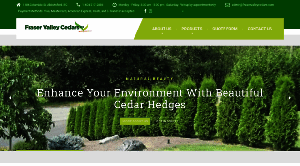 fraservalleycedars.com