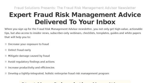 fraudriskmanagementadvisor.com