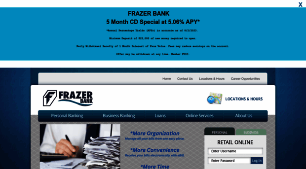 frazerbank.com