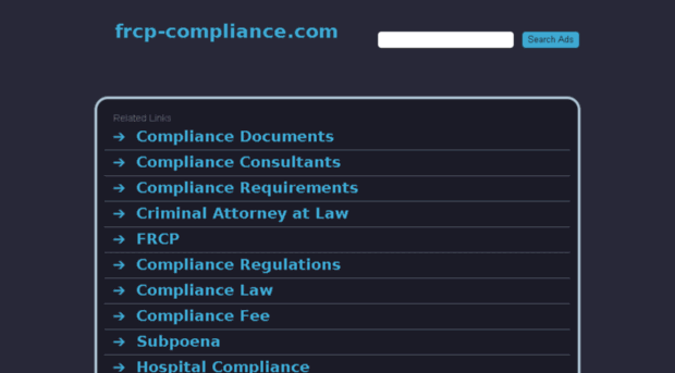 frcp-compliance.com