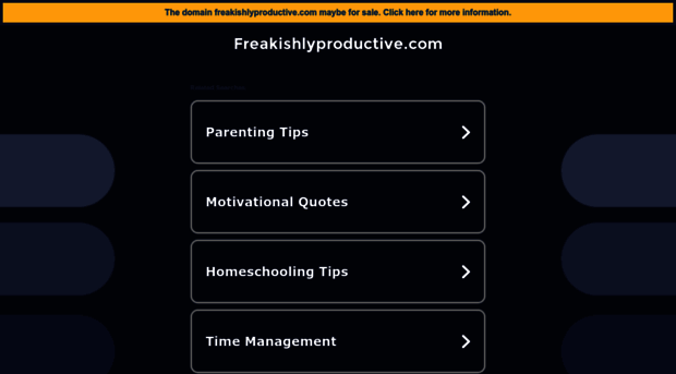 freakishlyproductive.com