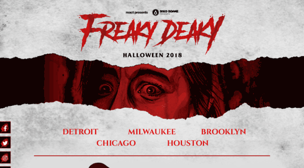 freakydeakyhalloween.com