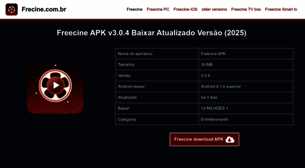 frecine.com.br - Freecine APK Baixar Atualizado... - Frecine